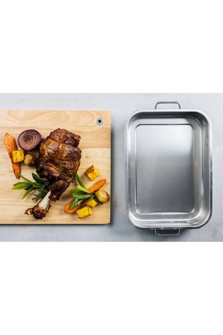 Fuente para horno de acero inoxidable - 37 x 27 cm - MasterClass