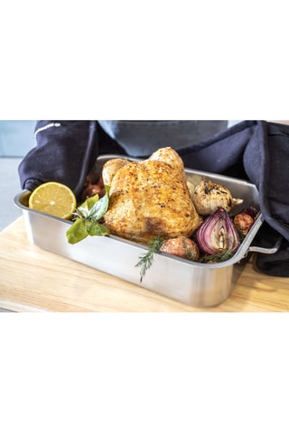Fuente para horno de acero inoxidable - 32 x 23,4 cm - Masterclass