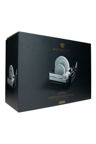Escurreplatos de acero inoxidable - 41,5 x 23,2 x 13,5 cm - Masterclass