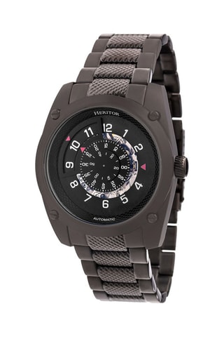 Montre automatique en acier Daniels - Noir