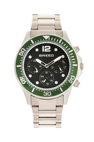 Montre à quartz en alliage Pegasus - Argenté et vert