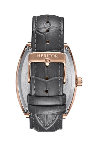 Montre automatique en cuir Masterson - Heritor Automatic - Gris