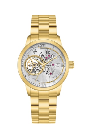 Montre automatique en acier Montclair - Doré et argenté