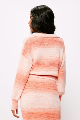 Trui dip and dye - Paars