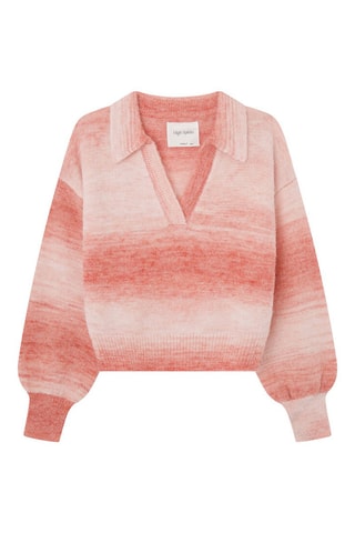 Trui dip and dye - Paars