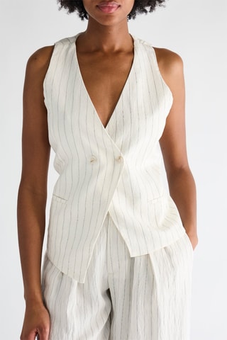 Gilet sans manches - Ecru