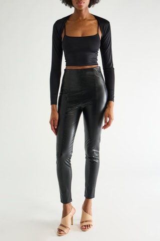 Broek Hoge Taille - Zwart