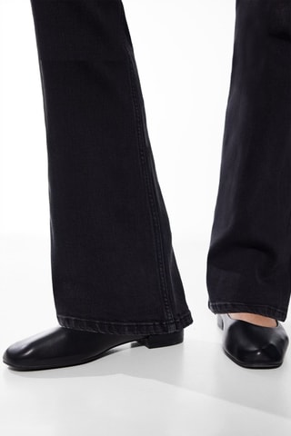 Jean bootcut taille haute - Noir