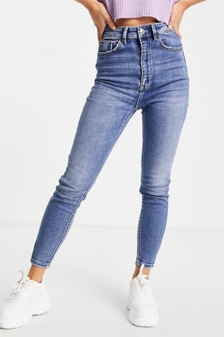 Jean taille haute - Bleu clair