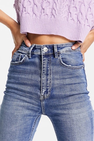 Jean taille haute - Bleu clair