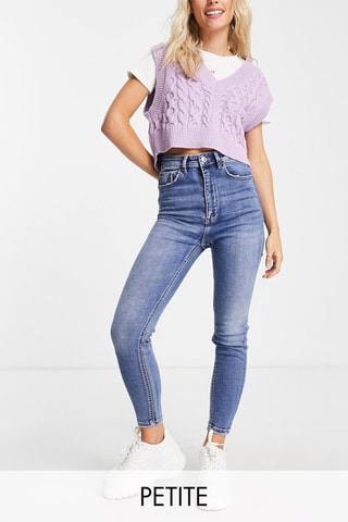 Jean taille haute - Bleu clair