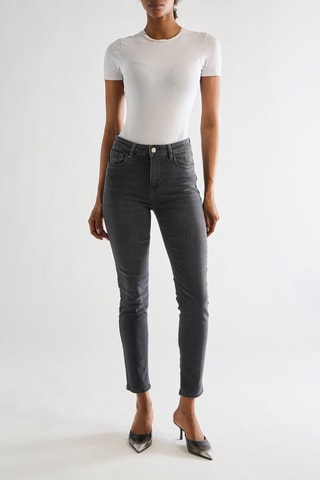 Jean taille haute - Noir
