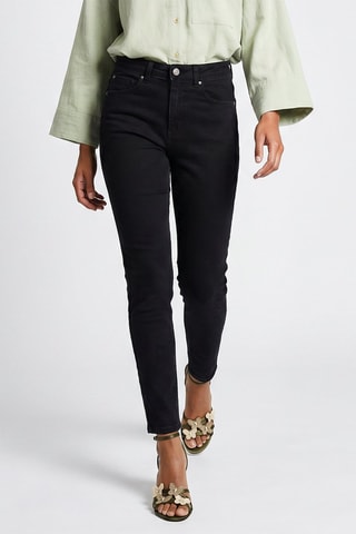 Jean taille haute - Bleu