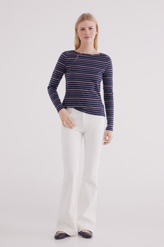 Top - Bleu marine