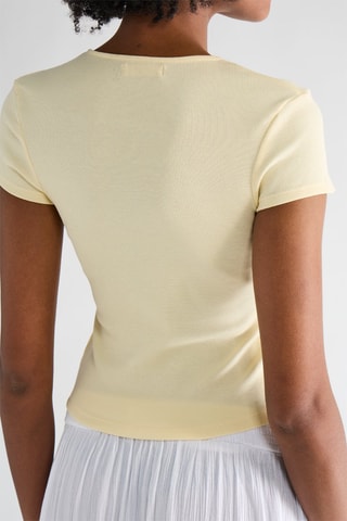 Top - Jaune pâle