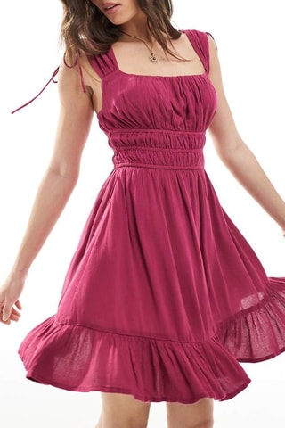 Robe patineuse - Rose foncé