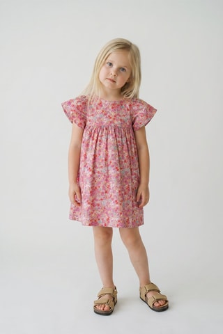 Robe - Rose et rouge