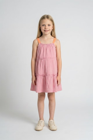 Robe volantée - Rose
