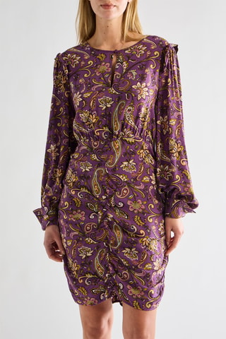 Robe drapée - Violet