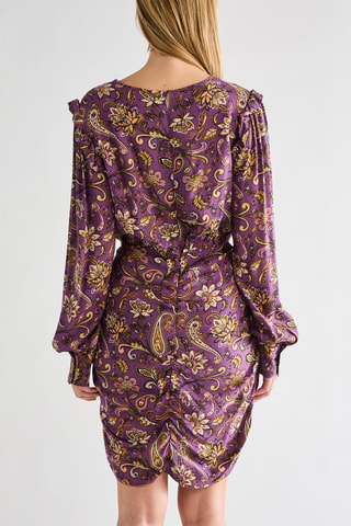 Robe drapée - Violet