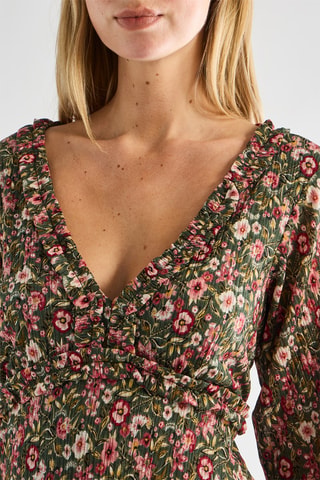 Robe patineuse - Vert