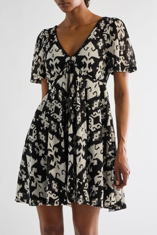 Robe patineuse - Noir et blanc