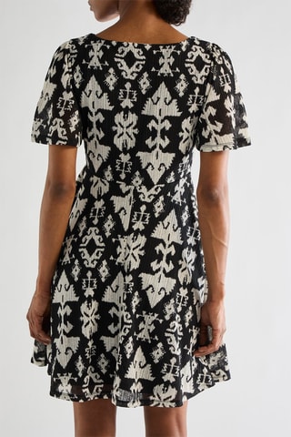 Robe patineuse - Noir et blanc