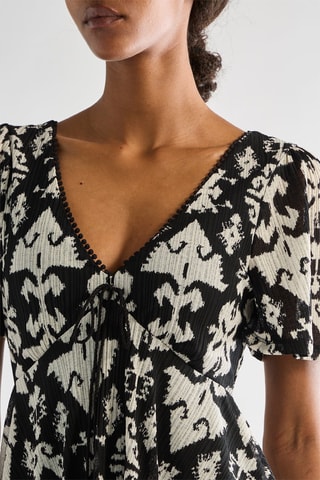 Robe patineuse - Noir et blanc