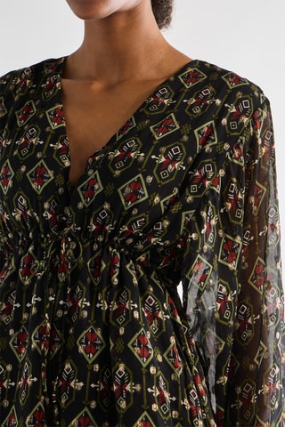 Robe patineuse - Noir et rouge