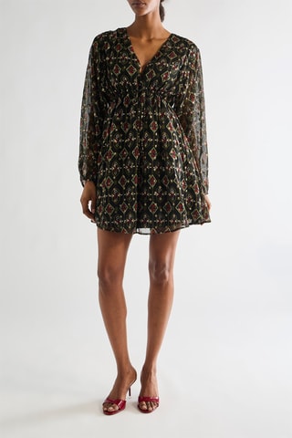 Robe patineuse - Noir et rouge