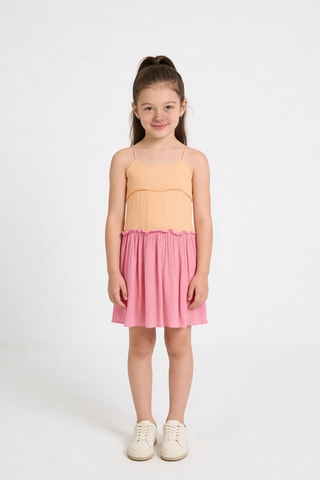 Robe - Saumon et rose