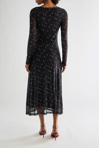 Robe midi -Noir