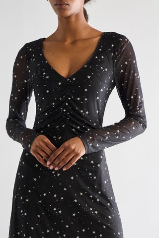 Robe midi -Noir