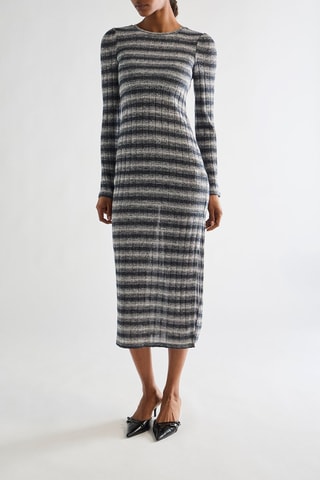 Robe pull - Gris chiné