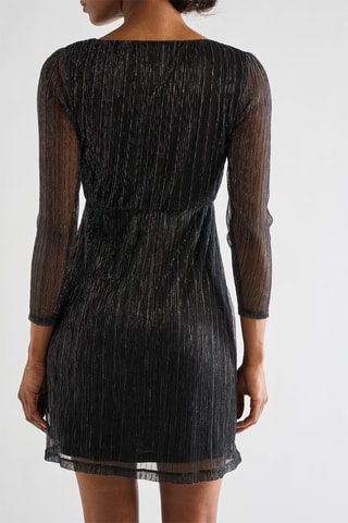 Robe patineuse - Noir chiné
