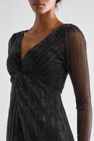 Robe patineuse - Noir chiné