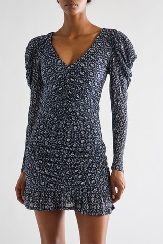Robe droite - Bleu marine