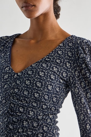 Robe droite - Bleu marine