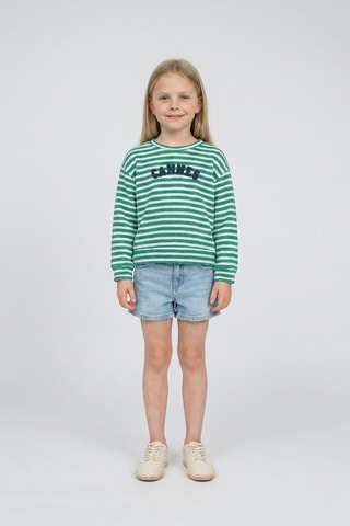T-shirt - Vert foncé et écru