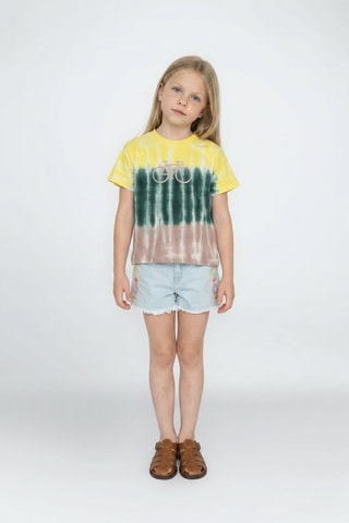 T-shirt tie and die - Jaune