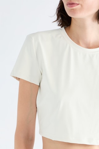 T-shirt cropped - Blanc