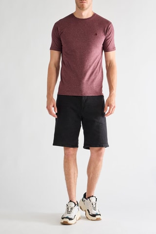 Short en jean - Noir