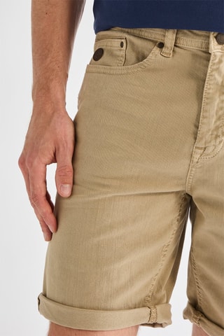 Short en jean - Beige