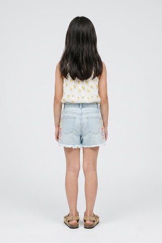 Short en jean - Bleu