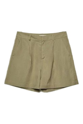 Short taille haute - Kaki