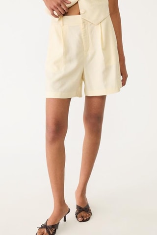 Short taille haute - Ecru
