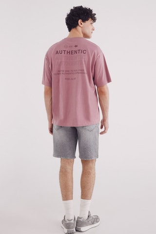 Bermuda en jean - Gris clair