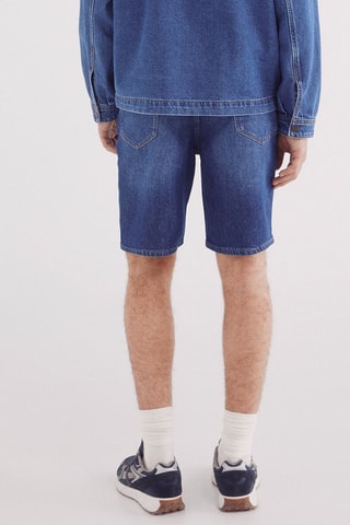 Bermuda en jean - Bleu cobalt
