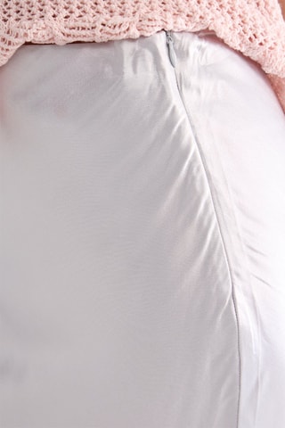 Lange Rok Hoge Taille - Grijs
