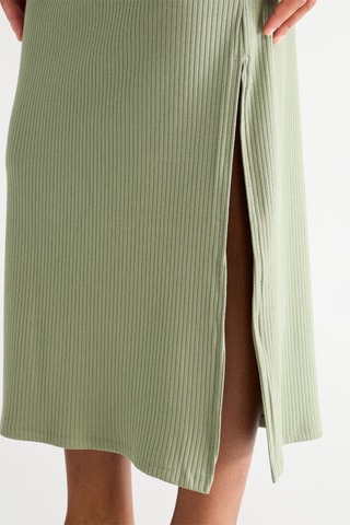 Midirok Hoge Taille - Zeegroen